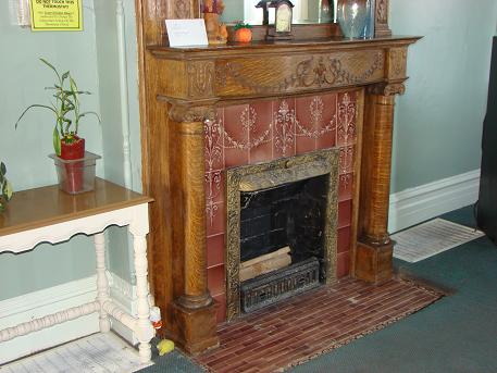 A Closer View of the Restored Fireplace