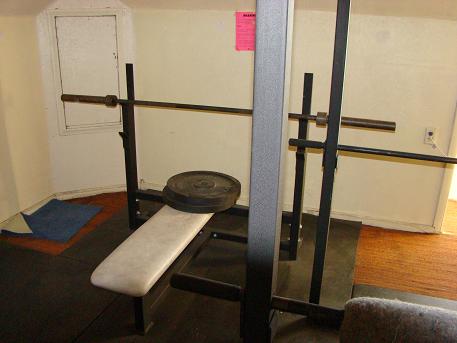 Our Weight Room on the Third Floor